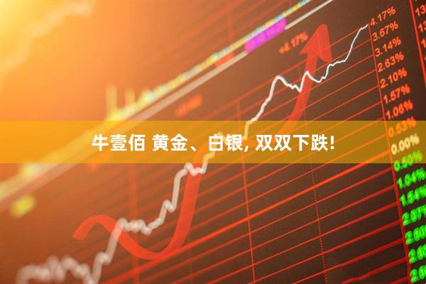 牛壹佰 黄金、白银, 双双下跌!